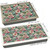 Botanicals turquoise large lap tray size comparison with a standard cushion tray