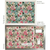 Botanicals turquoise large lap tray size comparison with a standard cushion tray