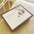 pooh bear and piglet lap tray with wood frame on a bed