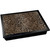 leopards print lap tray with black frame and black cushion
