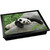 panda lap tray with black frame and black cushion