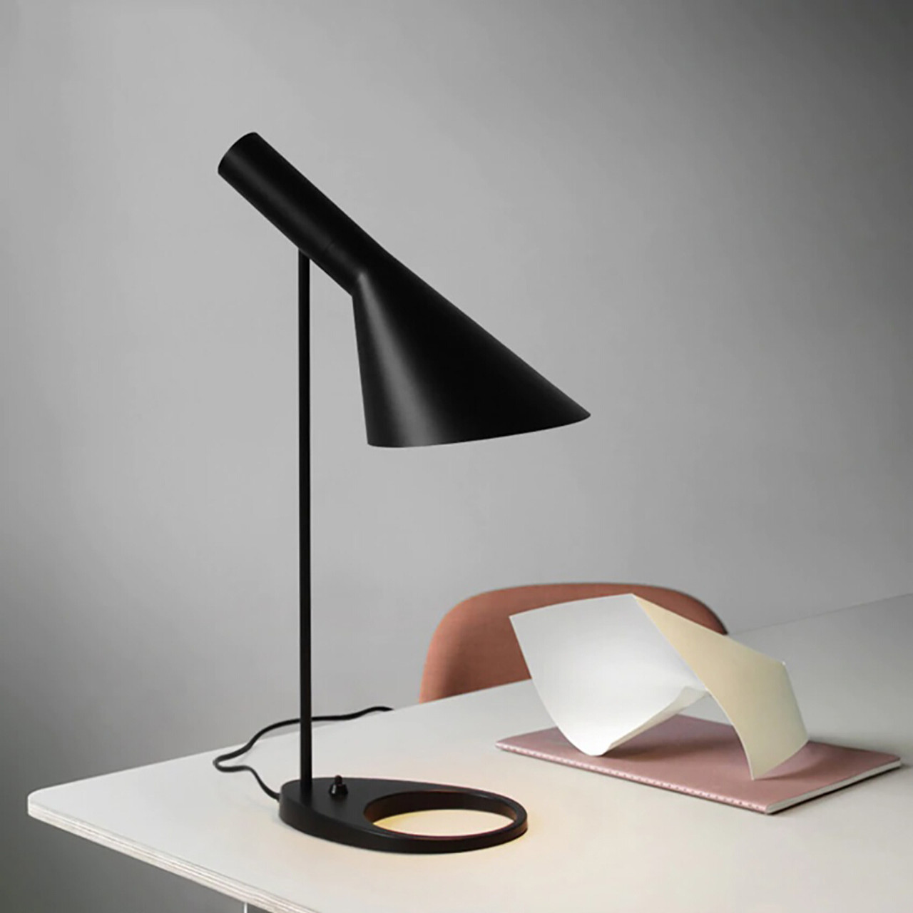 Replica Arne Jacobsen AJ Black Table Lamp Zest Lighting