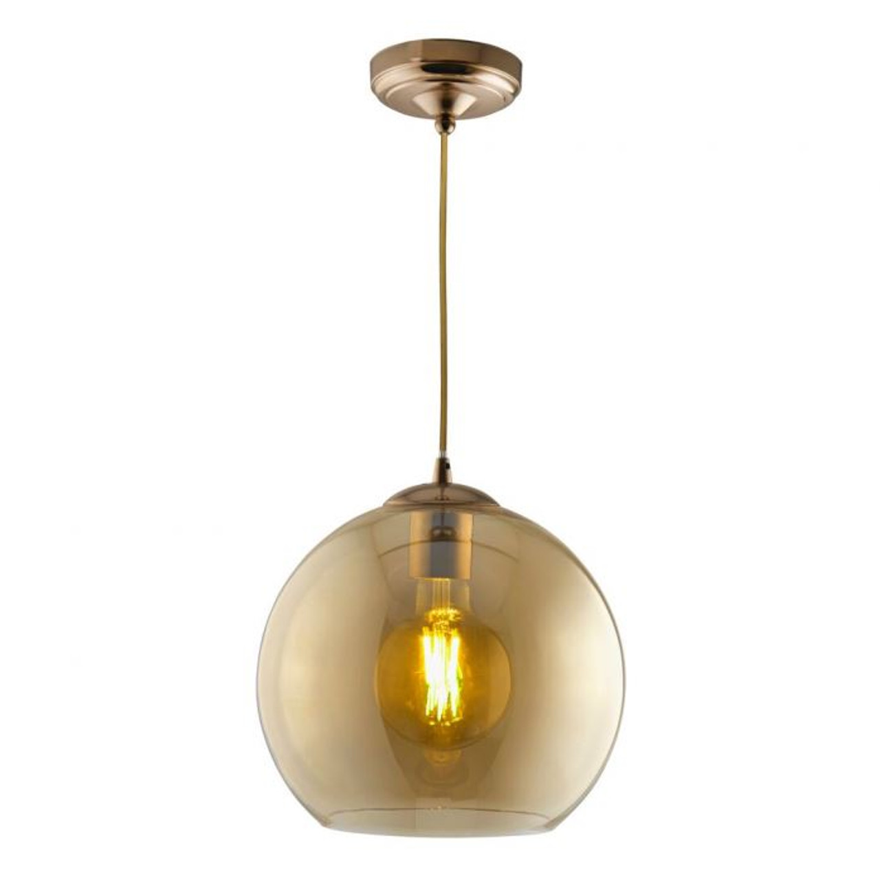 Round glass pendant best sale