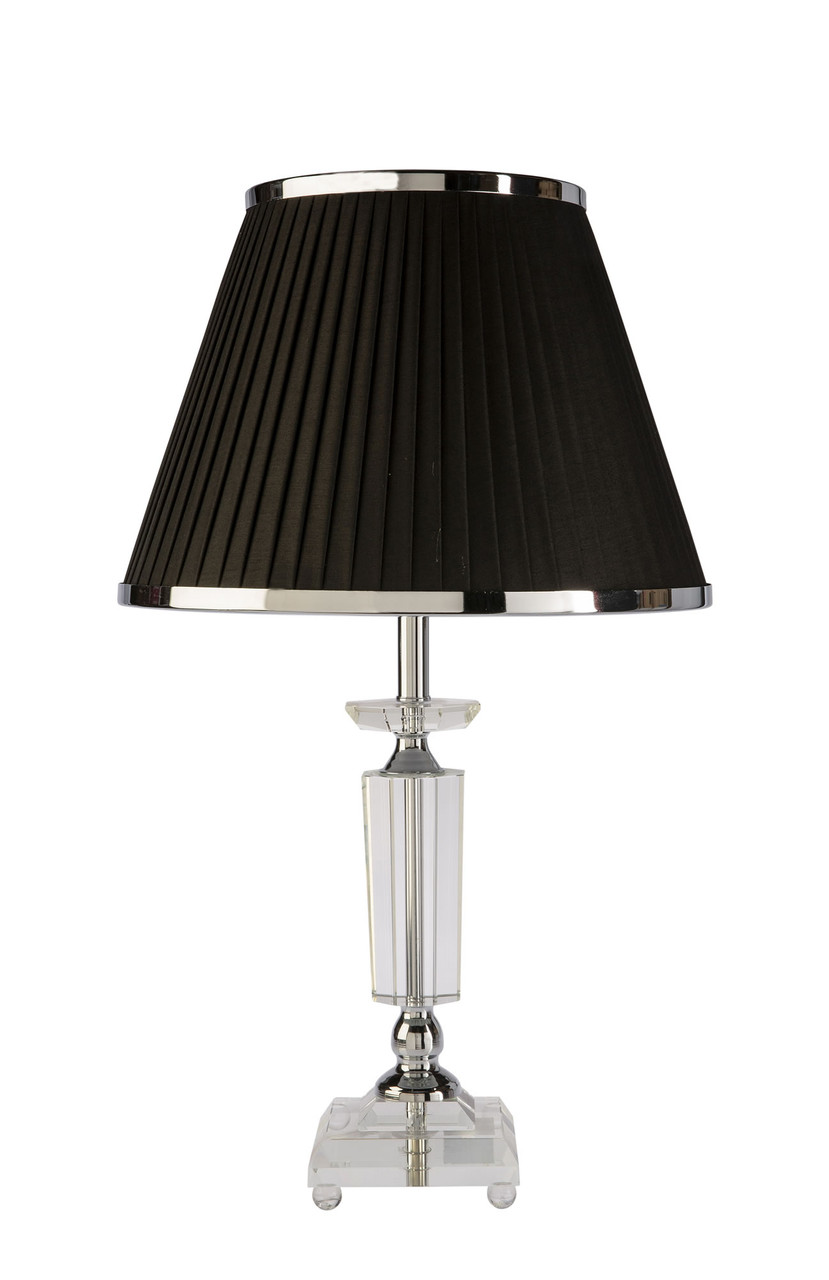 black square table lamp