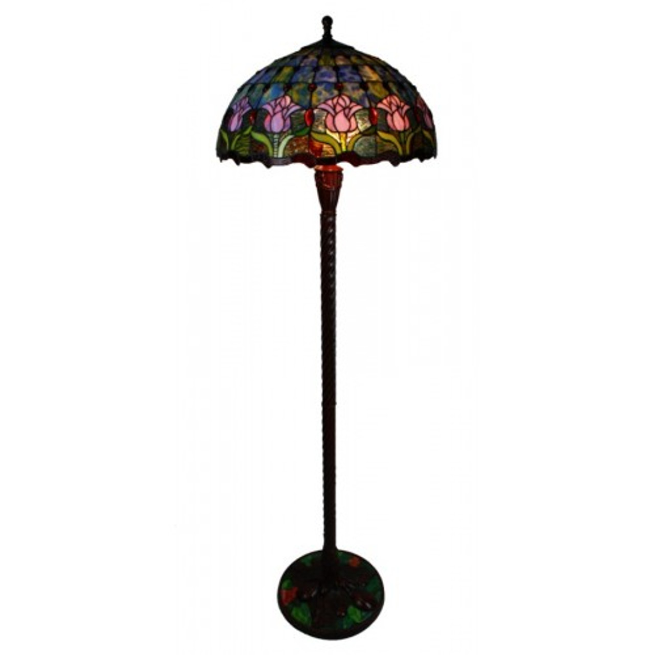 stained glass floor lamp