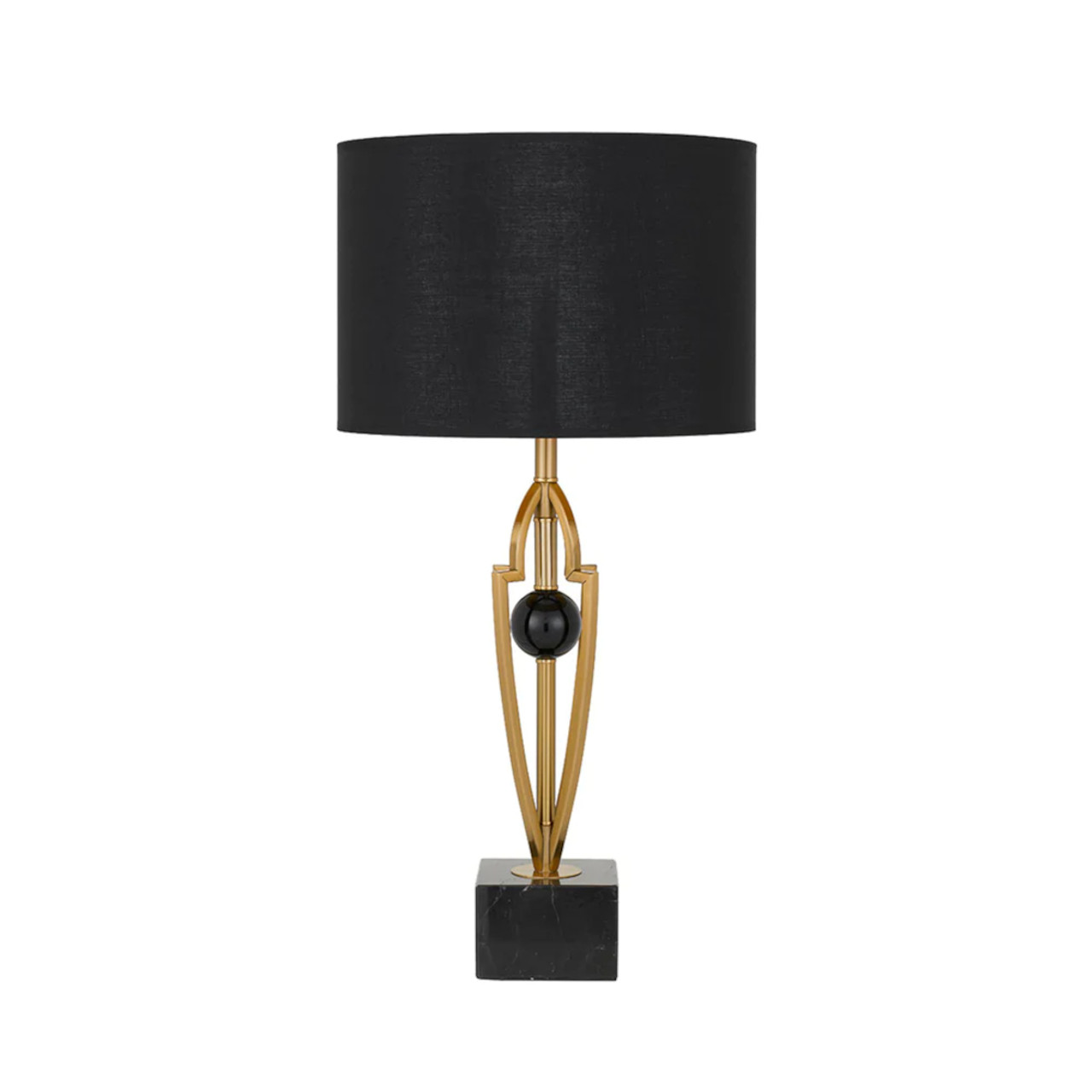 Gold and clearance black bedside lamp