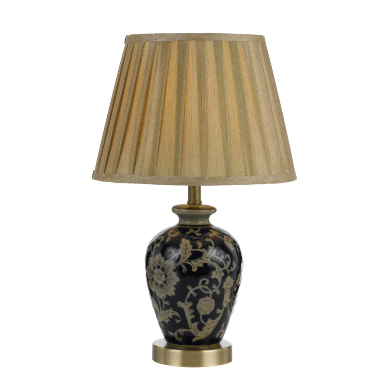 gold blue lamp