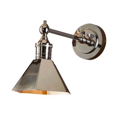 Mayfair Polished Nickel Wall Lamp