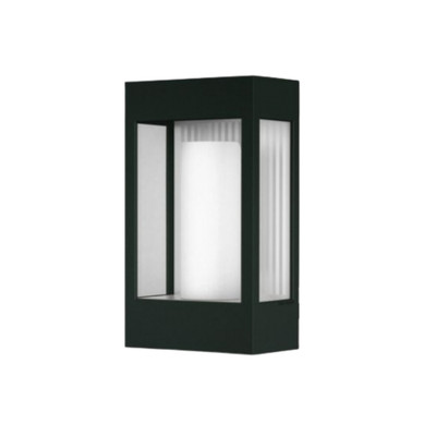 Brick 2 Slate Grey Aluminium Outdoor Wall Light