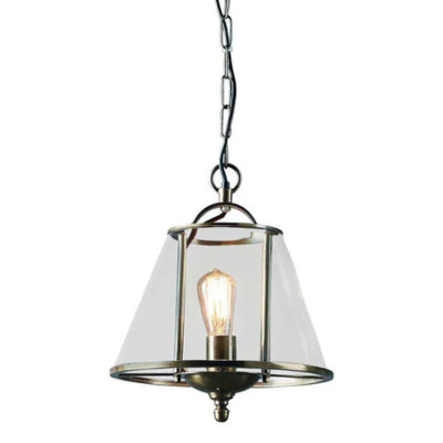 Connor Tree Antique Silver Glass Pendant Light