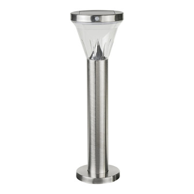 Stainless Steel Circular Lid Garden Bollard with Sensor