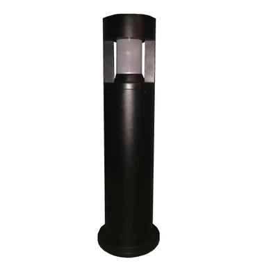 Vicky Black Industrial Solar Bollard Light