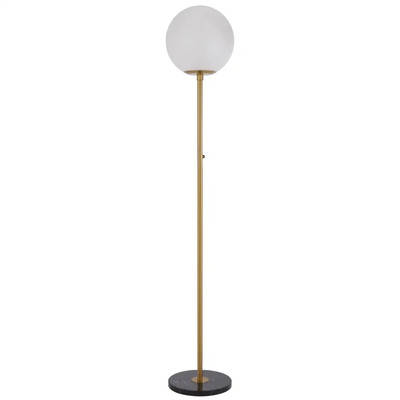 Grindelwald Antique Gold Minimalist Floor Lamp