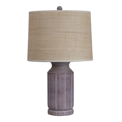 Stanley Raffia Brown Resin Table Lamp