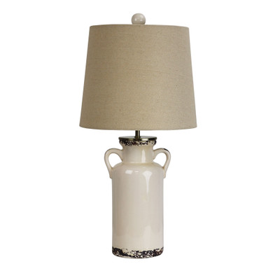 Wake Distressed Glaze Ceramic Table Lamp