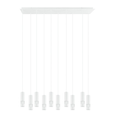 Bernabeta White Linear LED Pendant Decalight