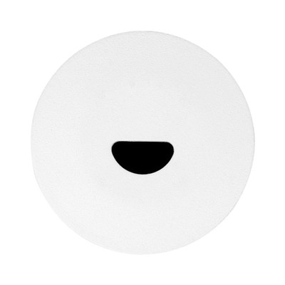 Camino White Round LED Step Light