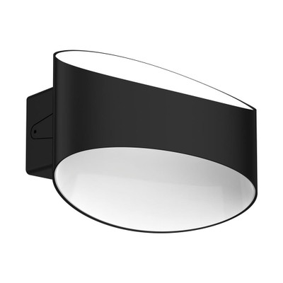 Glow Black Up and Down LED Wall Light