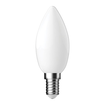4.8W Candle Frosted Warm White E14 C35 LED Bulb