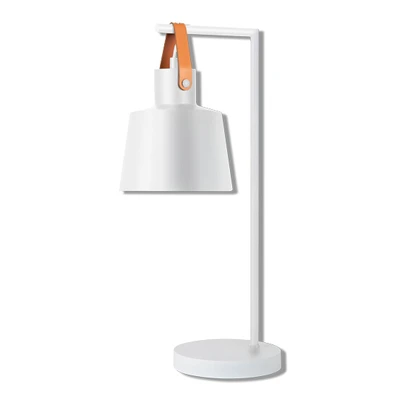 Strap Matt White Feature Table Lamp
