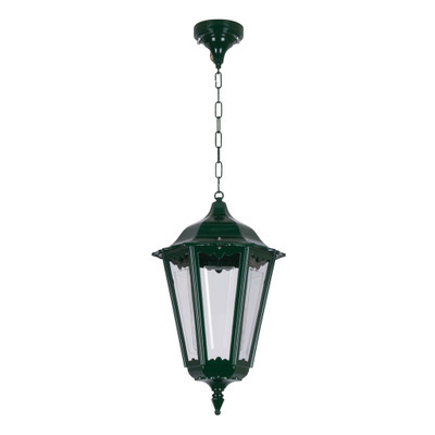 Chester Green Chain Lantern Pendant