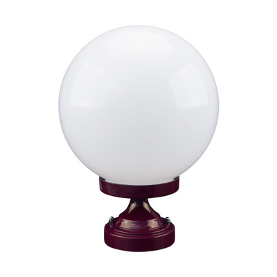 Siena Burgundy Short Sphere Pillar Light
