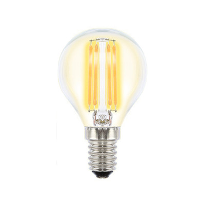 4W Fancy Round Clear Filament Cool White E14 LED Bulb