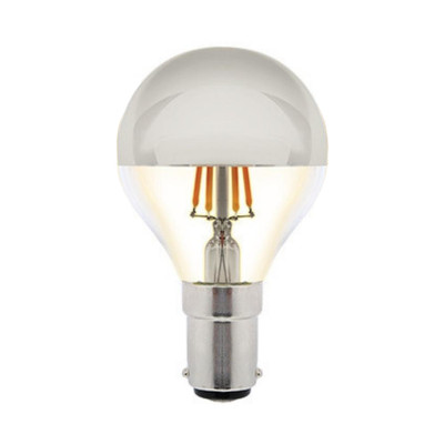4W Fancy Round Crown Silver Warm White B15 LED Bulb
