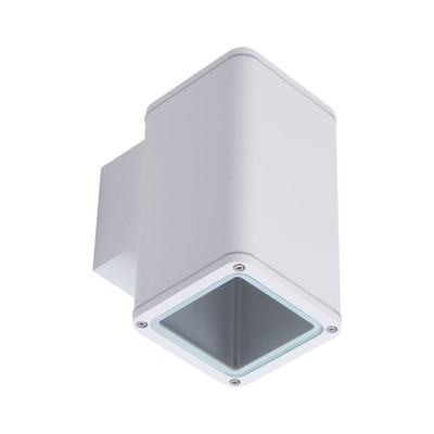 Piper White Square Exterior Wall Light