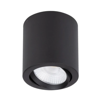 Neo 20W Surface Mounted Tiltable Downlight - Black
