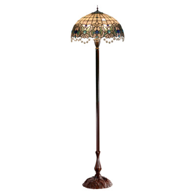 Shelby Gem Tiffany Floor Lamp