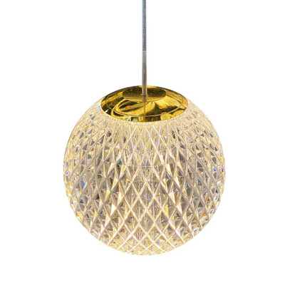 London Clear Gold Ball Pendant Light