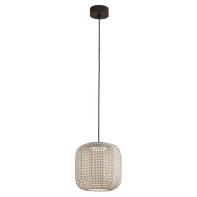Nans Graphite Beige Outdoor Pendant