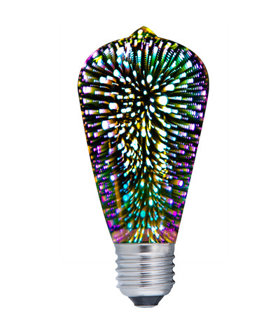 4W ST57 Decorative Firework Effect E27 LED Bulb