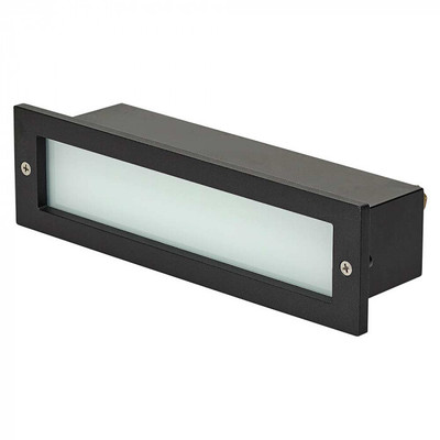 Bertland Black Plain Brick Wall Light