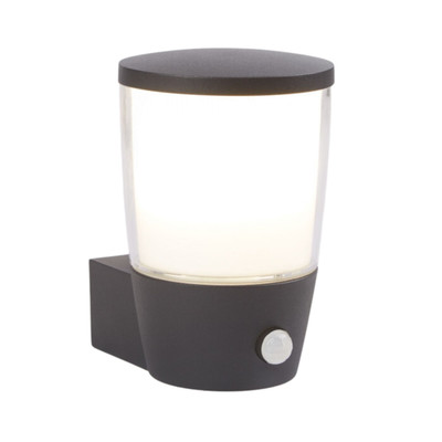 Coen Charcoal Wall Light with Sensor