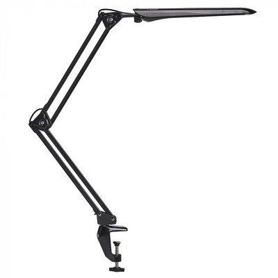 Equipoise Black LED Desk Clamp Lamp