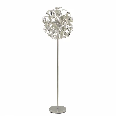 Showstopper Decorative Chrome Floor Lamp