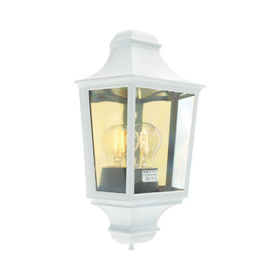 Glasgow White Lantern Wall Light