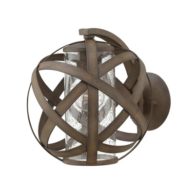 Carson Vintage Iron Orb Wall Light
