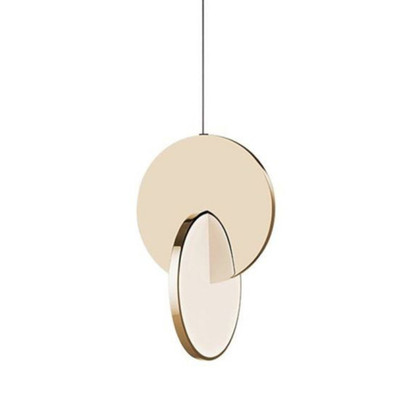 Brace Golden Circles Pendant Light