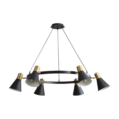 Novo Cone Spotlights Ring Cluster Pendant