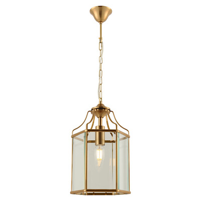 Arcadia Gold 1 Light Pendant Light