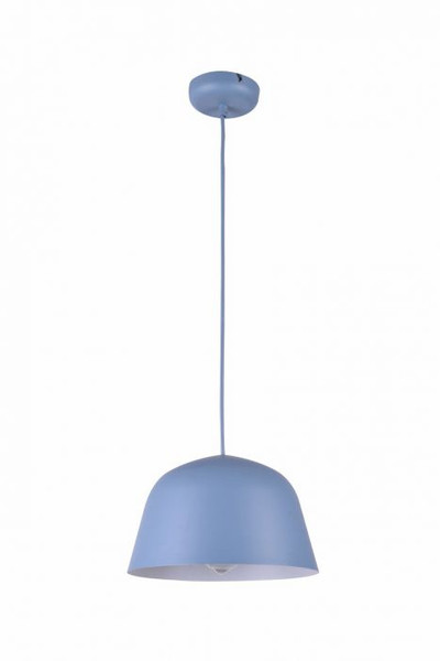 Symmetrical Angled Dome Scandinavian Pendant Light - Blue