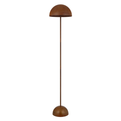 Ferum Rust Patina Iron Dome Floor Lamp