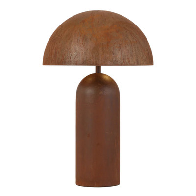 Ferum Rust Patina Iron Dome Table Lamp