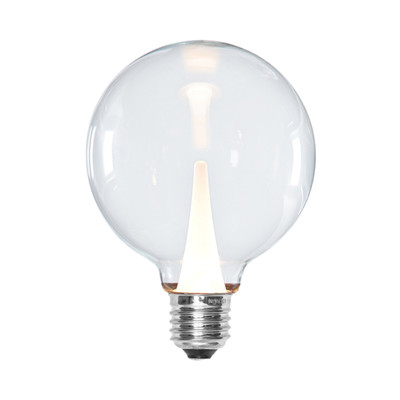 2W Round Dimmable Frosted Spear Filament LED Bulb