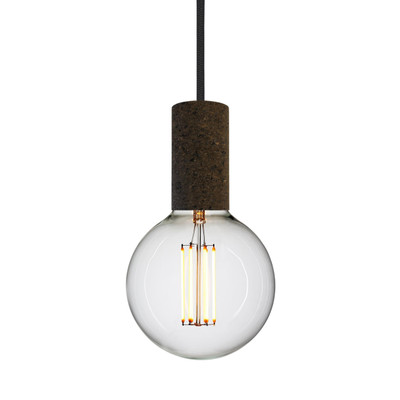 Cork Soil Bulb Pendant Light