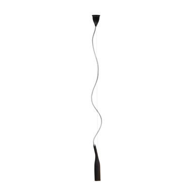 Flex Silver Aluminium Silver Textile Pendant Light