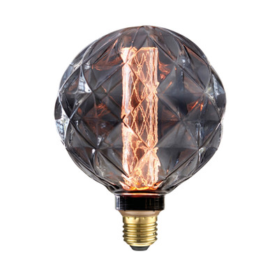 Romb 3W Black Dimmable LED Glass Bulb